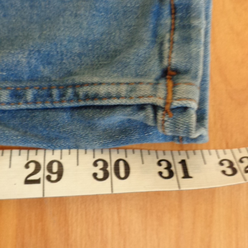 ZARA jeans medium rise straight sz 26 - Picture 7 of 10